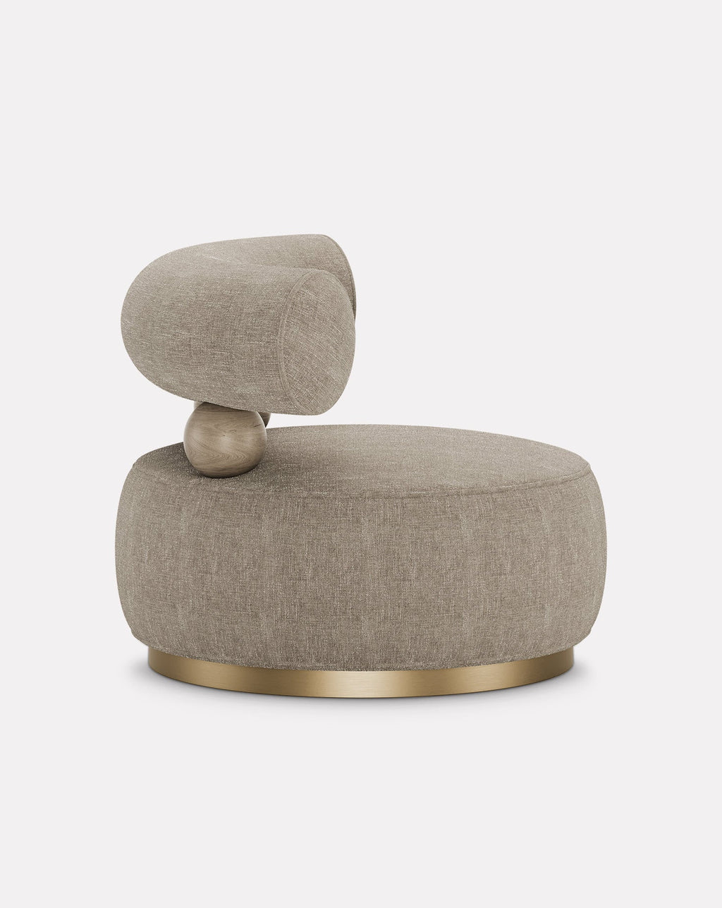 Brushed Brass Armchair