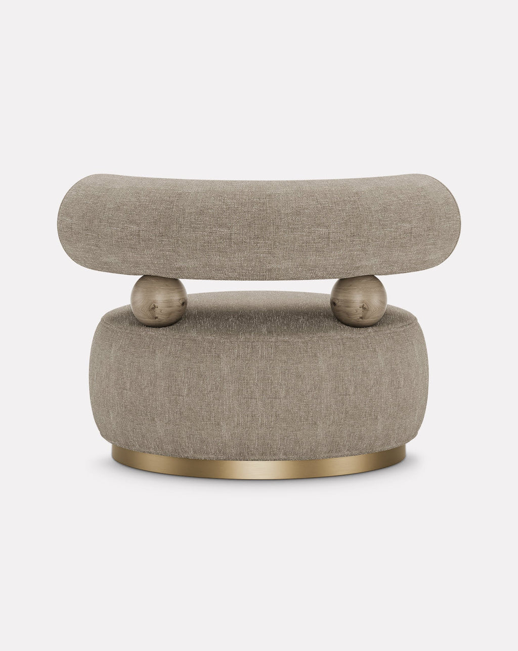 Brushed Brass Armchair