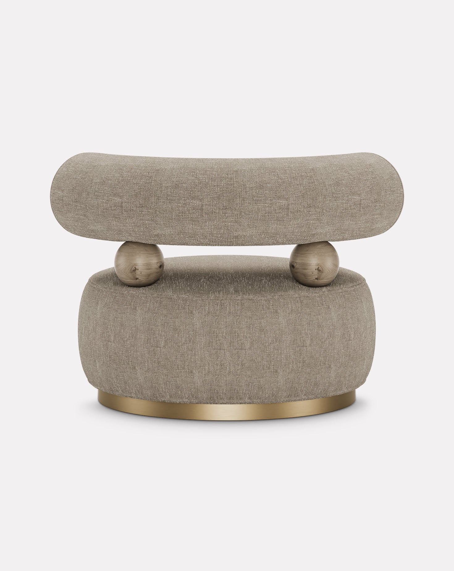 Brushed Brass Armchair