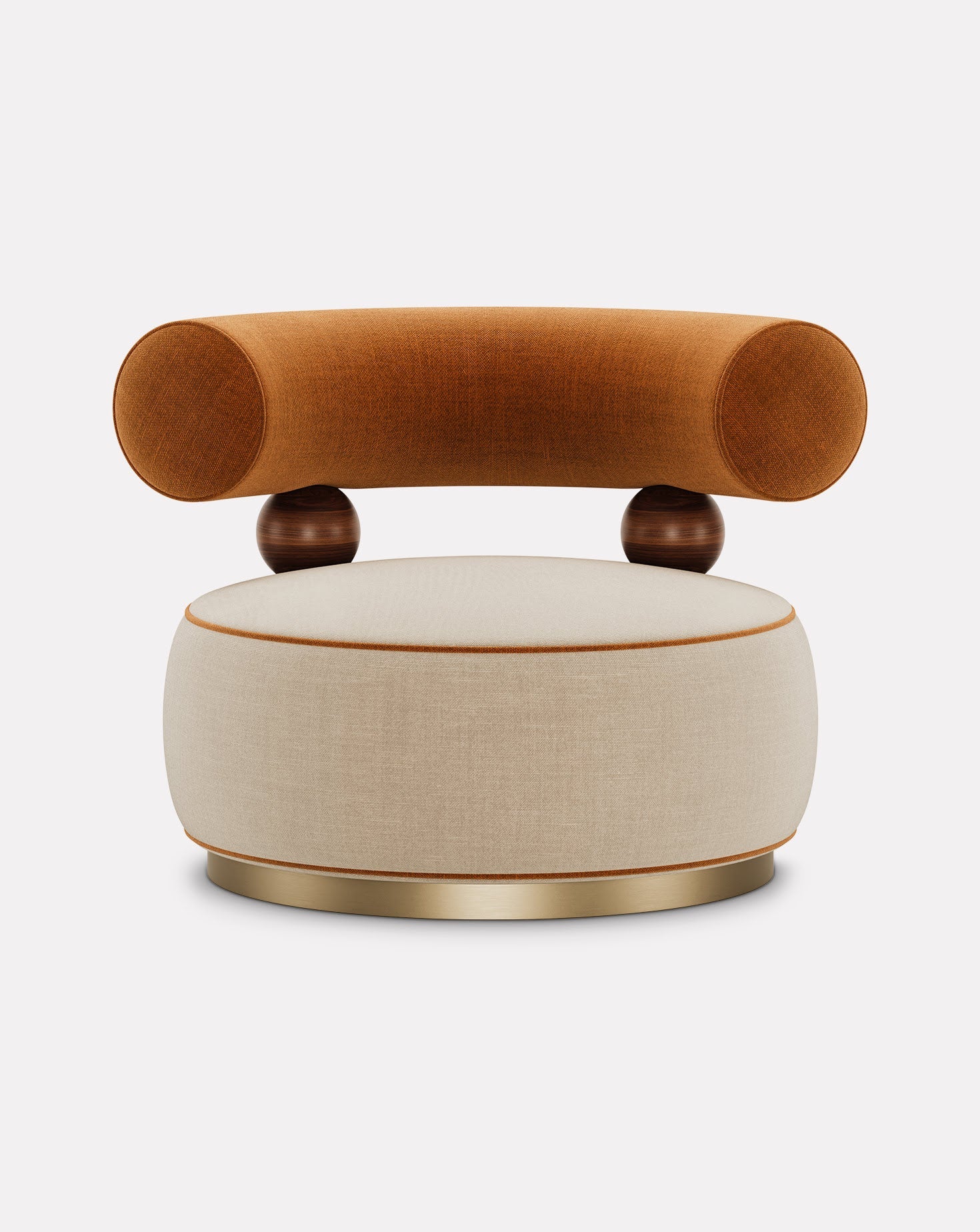Brushed Brass Armchair
