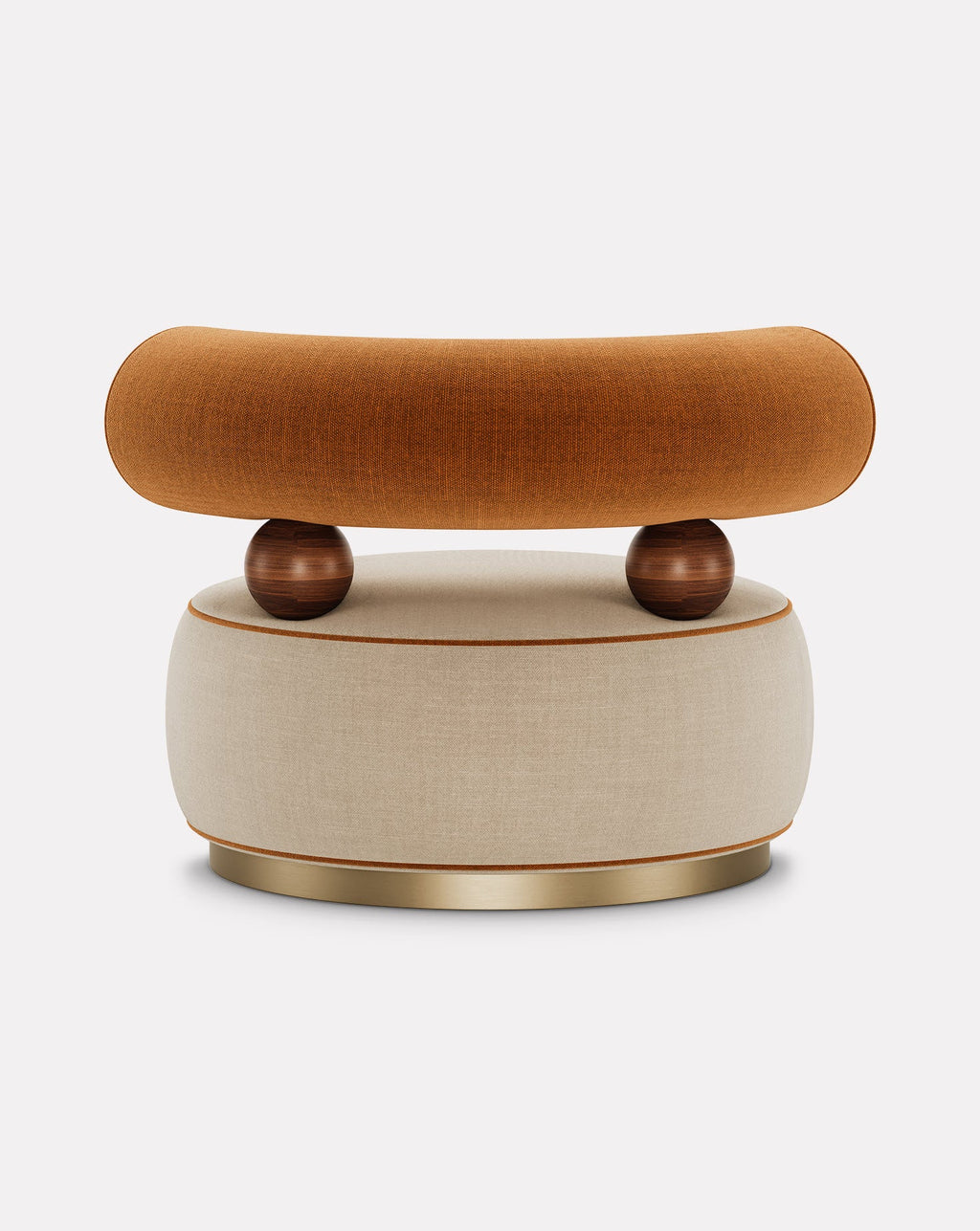 Brushed Brass Armchair