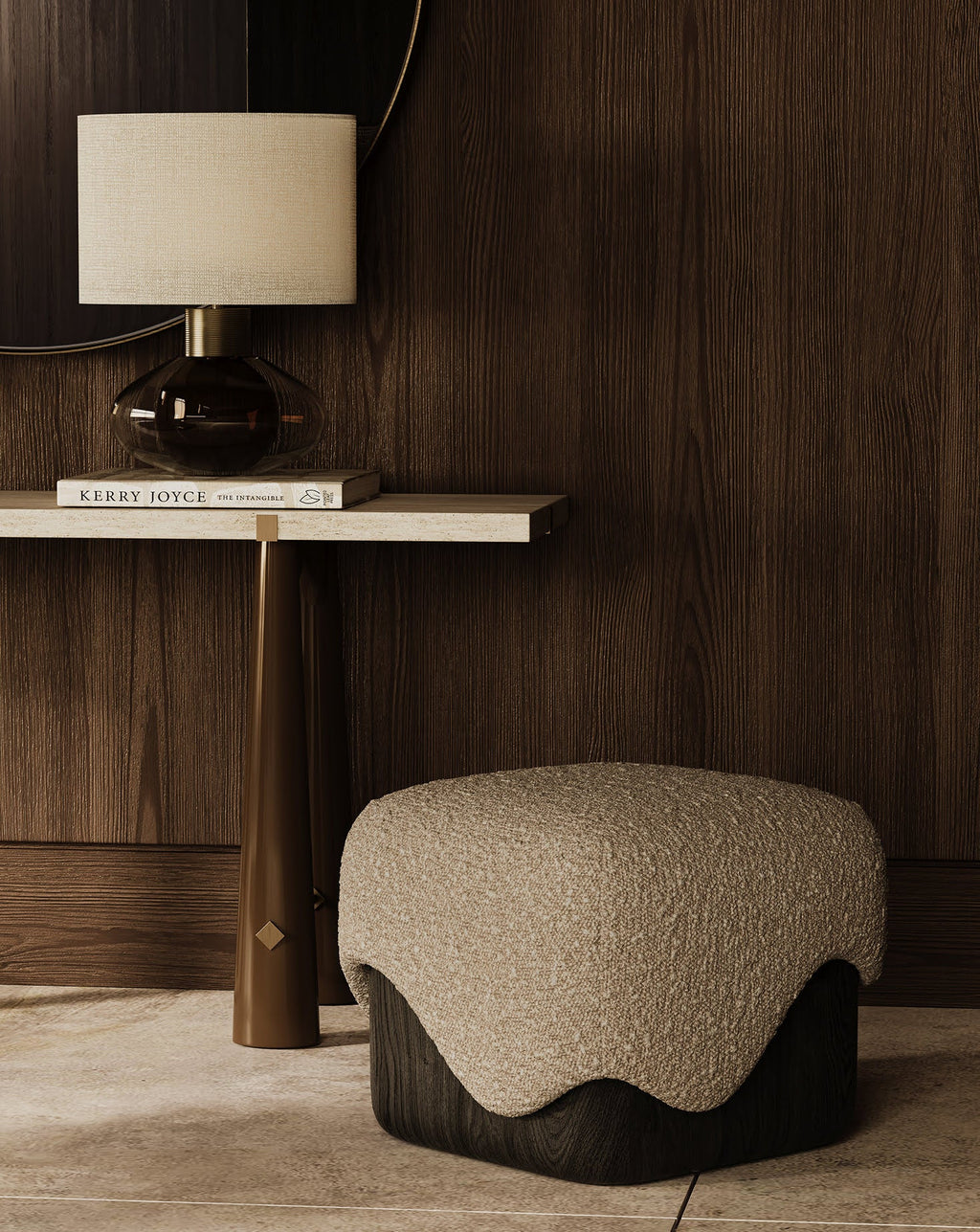 Walnut Wood Stool