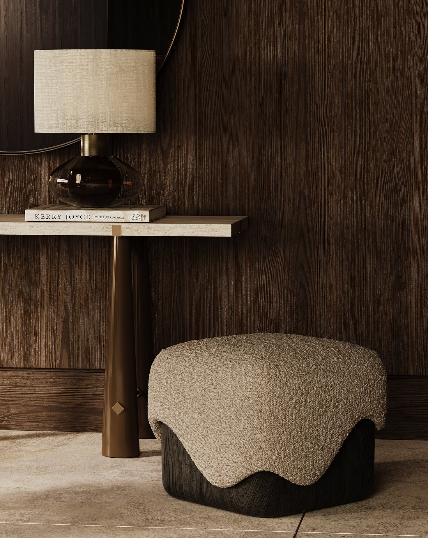 Walnut Wood Stool