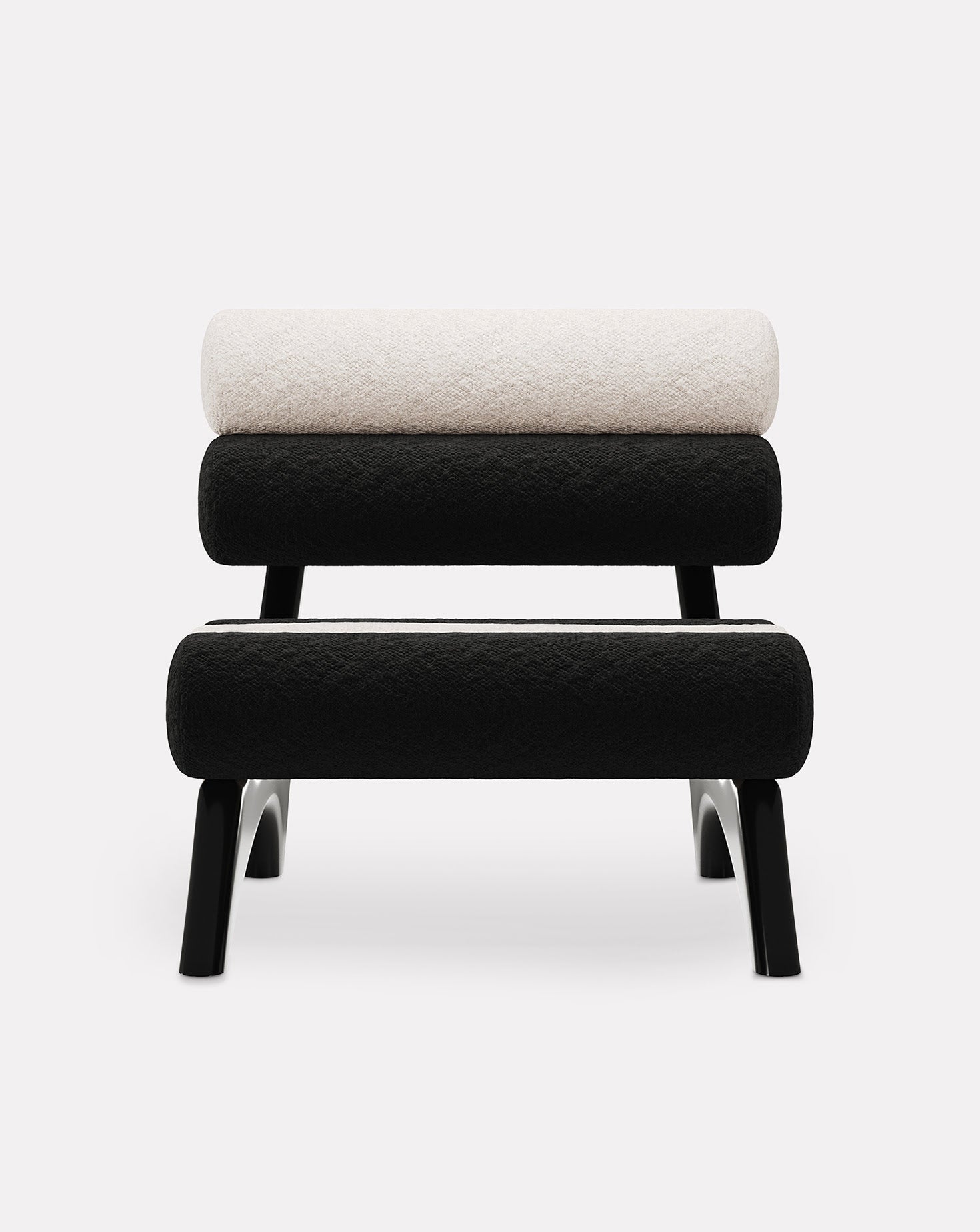 Wood and Brass Armchair
