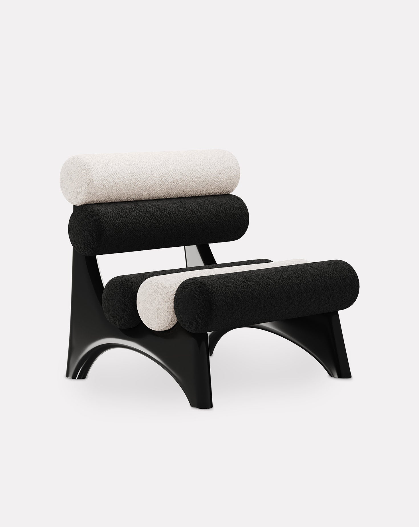 Wood and Brass Armchair
