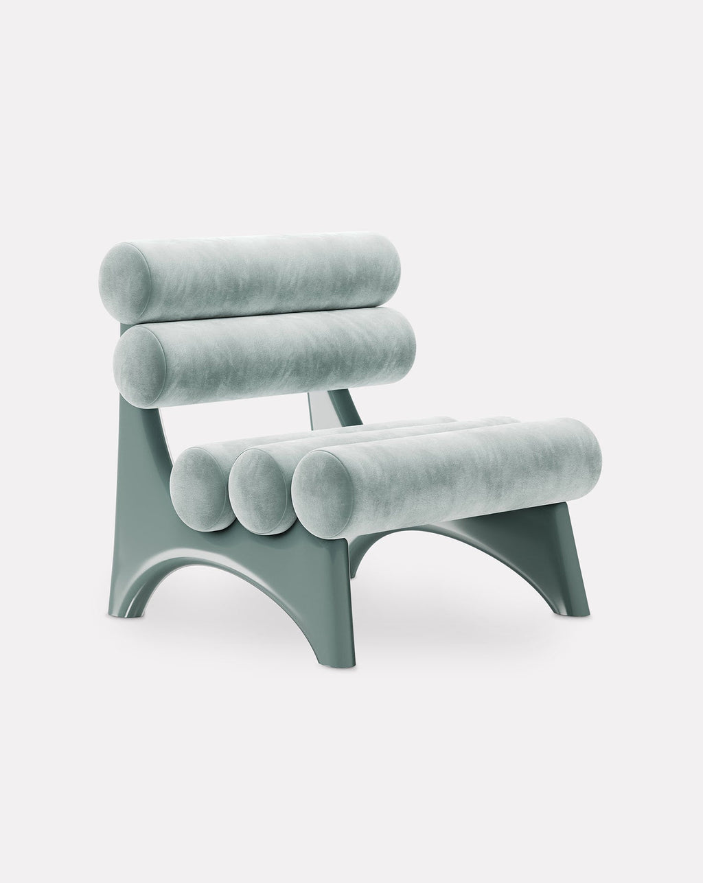 Wood and Brass Armchair