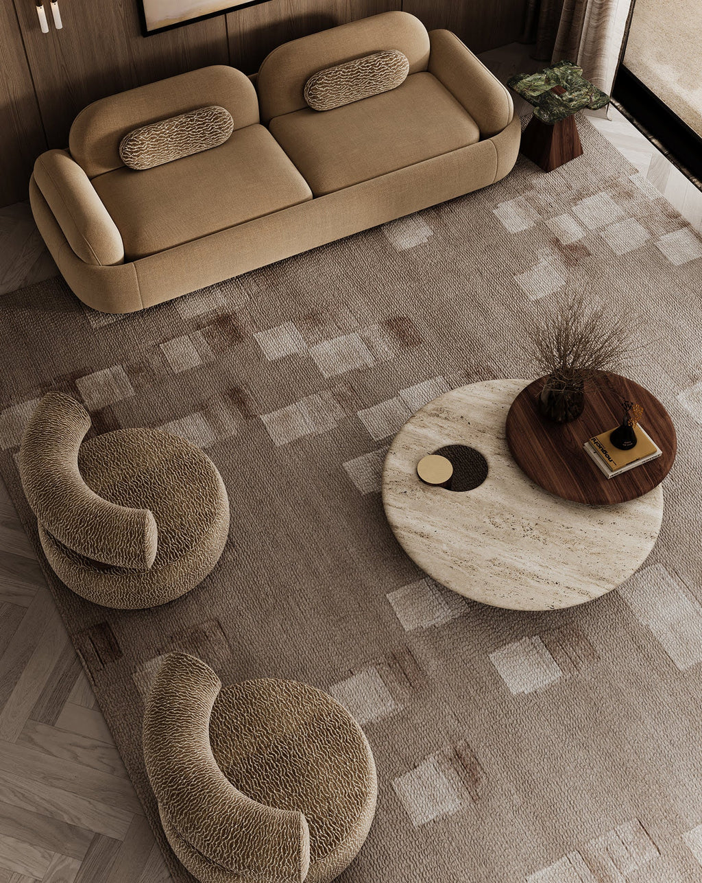 300 Bouclé Fabric Sofa