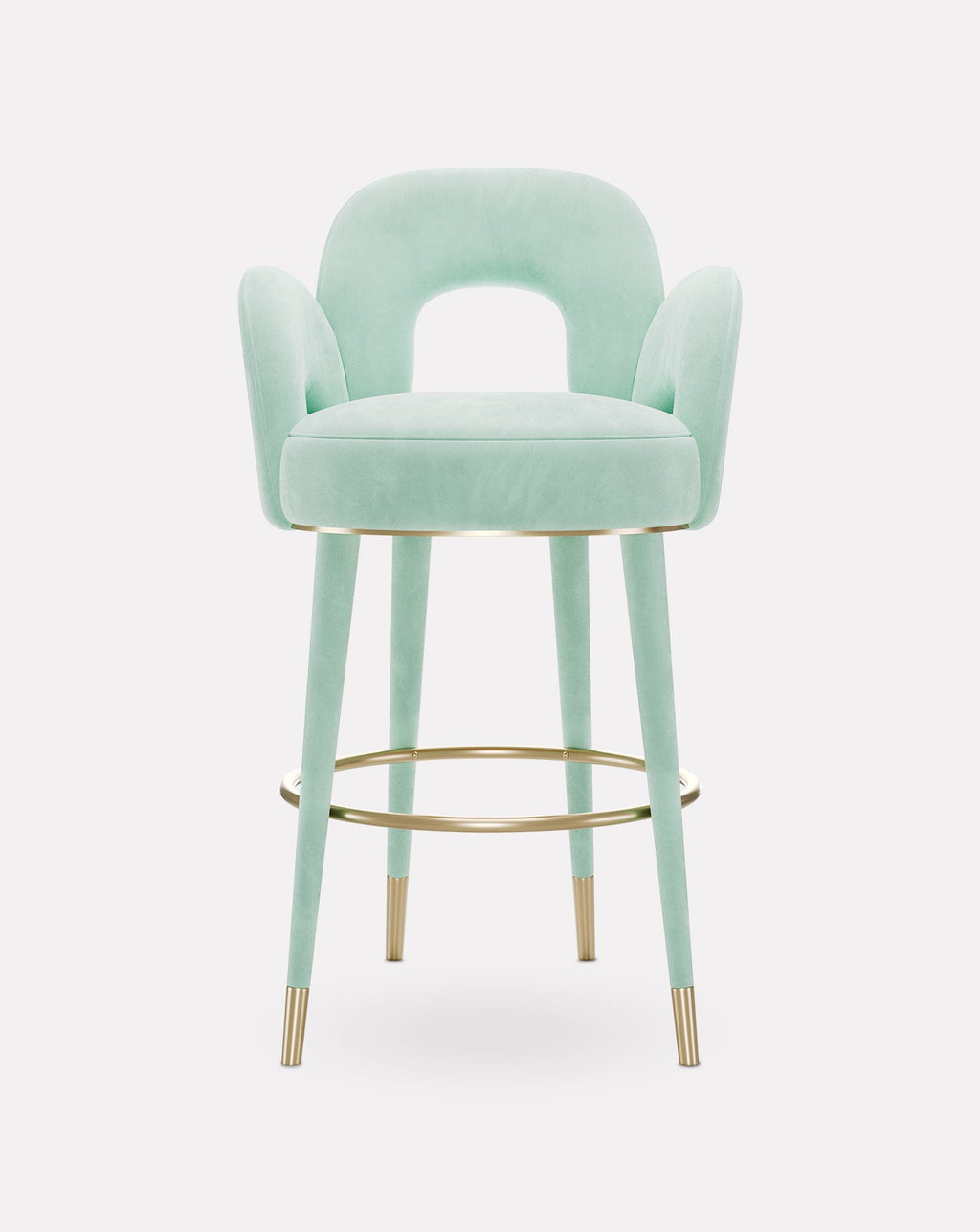 Brushed Brass Bar Stool