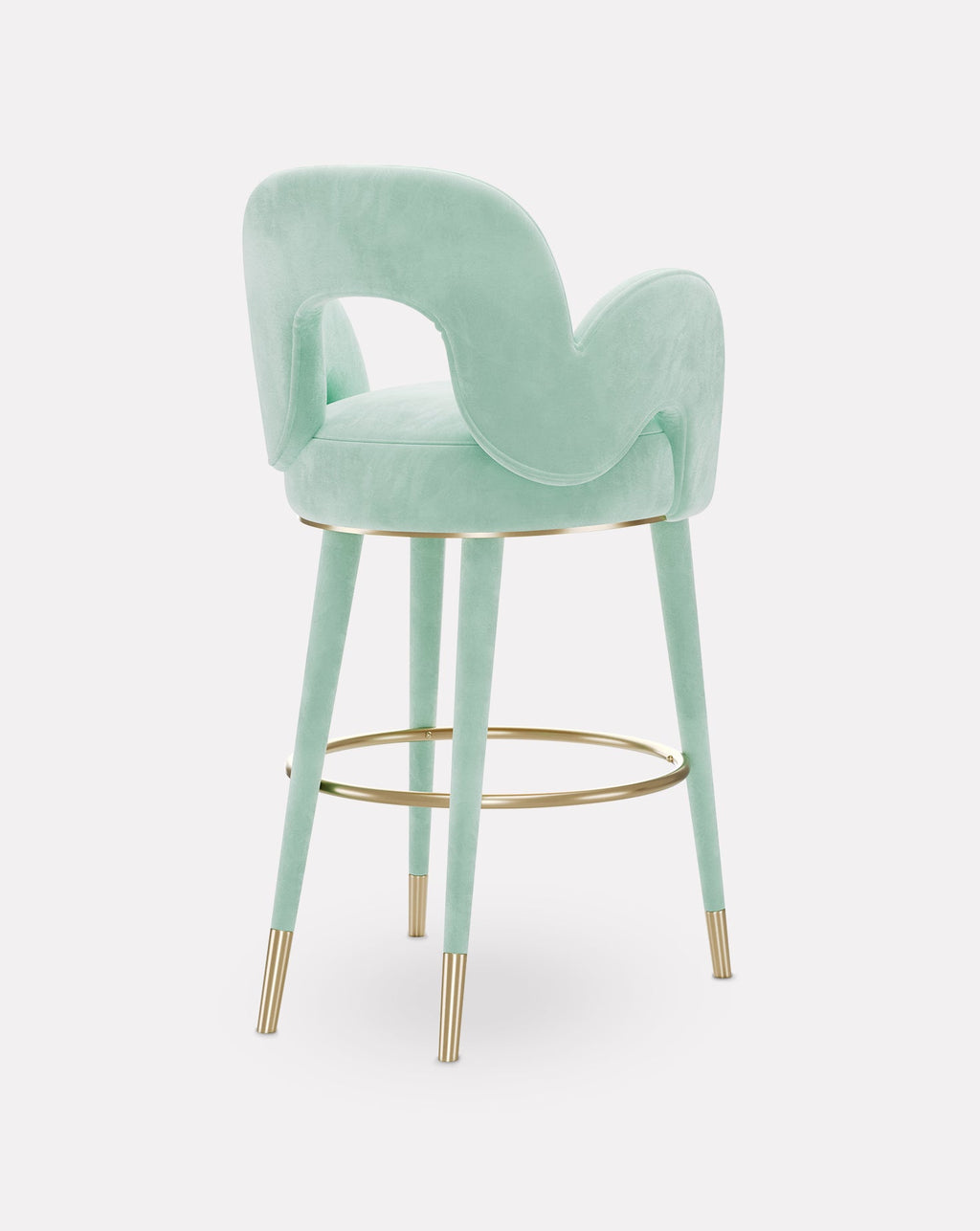 Brushed Brass Bar Stool
