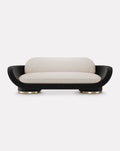 280 Boucle and Brass Sofa