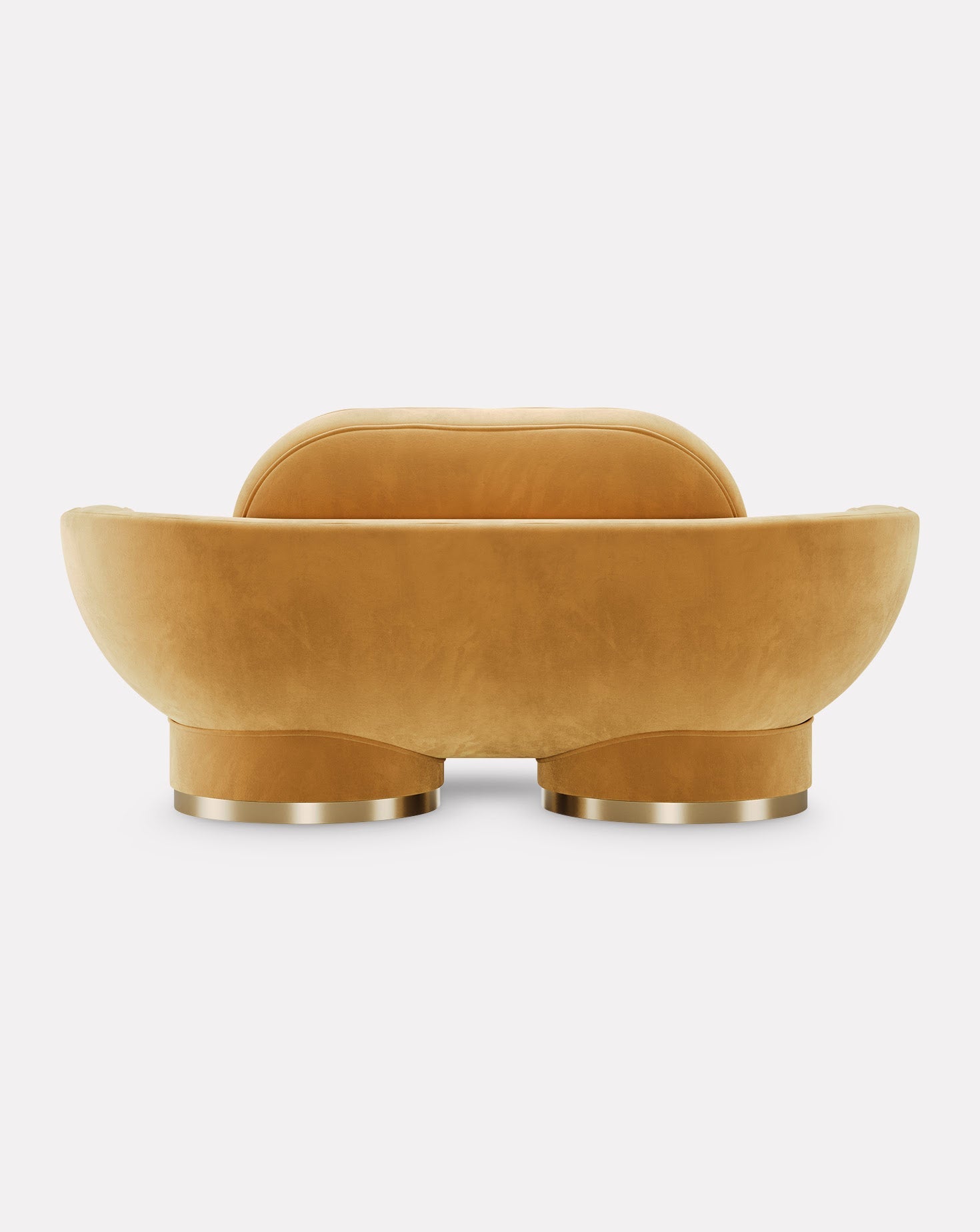 200 Velvet and Brass Sofa