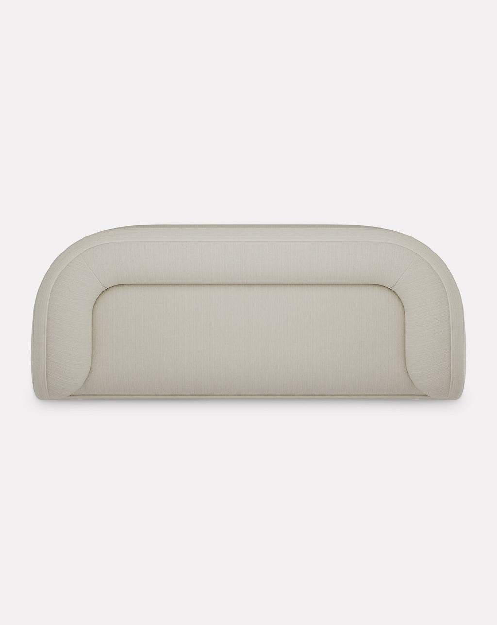 Wanut Wood and Brass Sofa