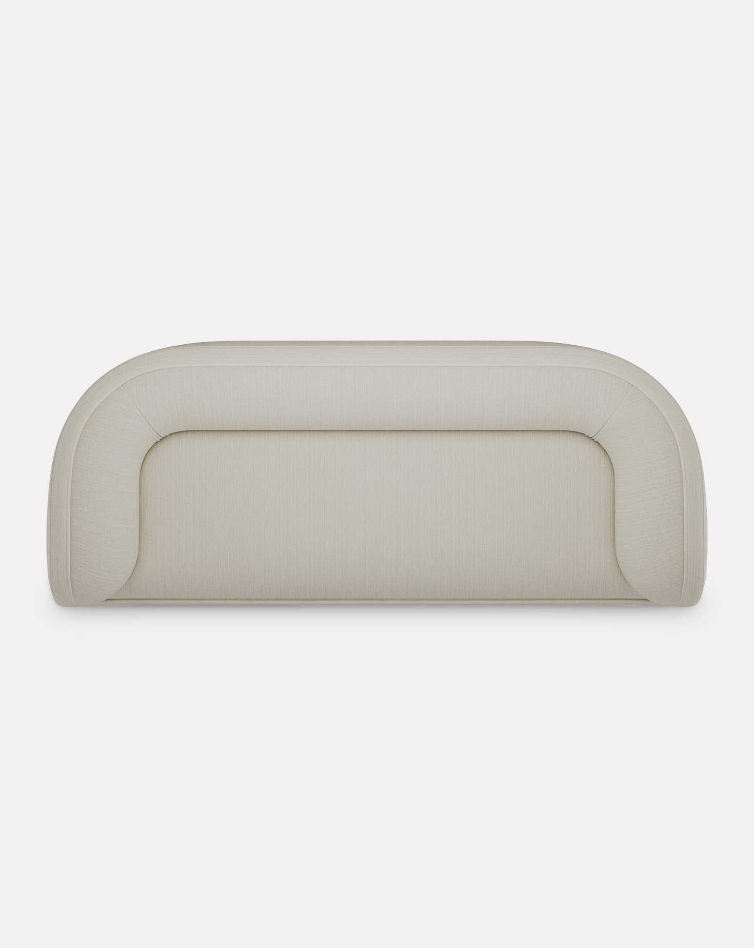 Wanut Wood and Brass Sofa